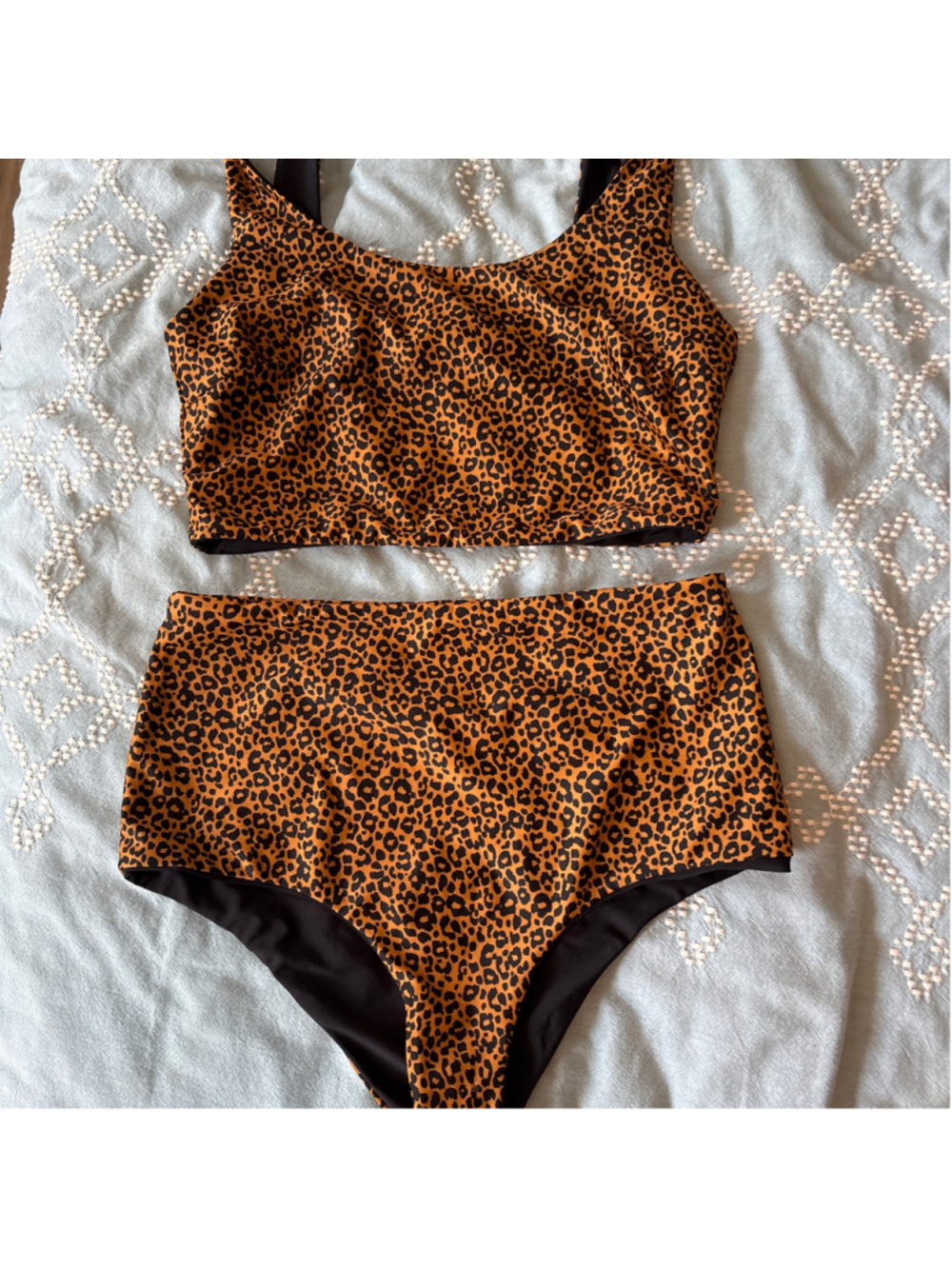 Women's Old Navy Reversible Bikini Set, Size M top, size L/XL bottom